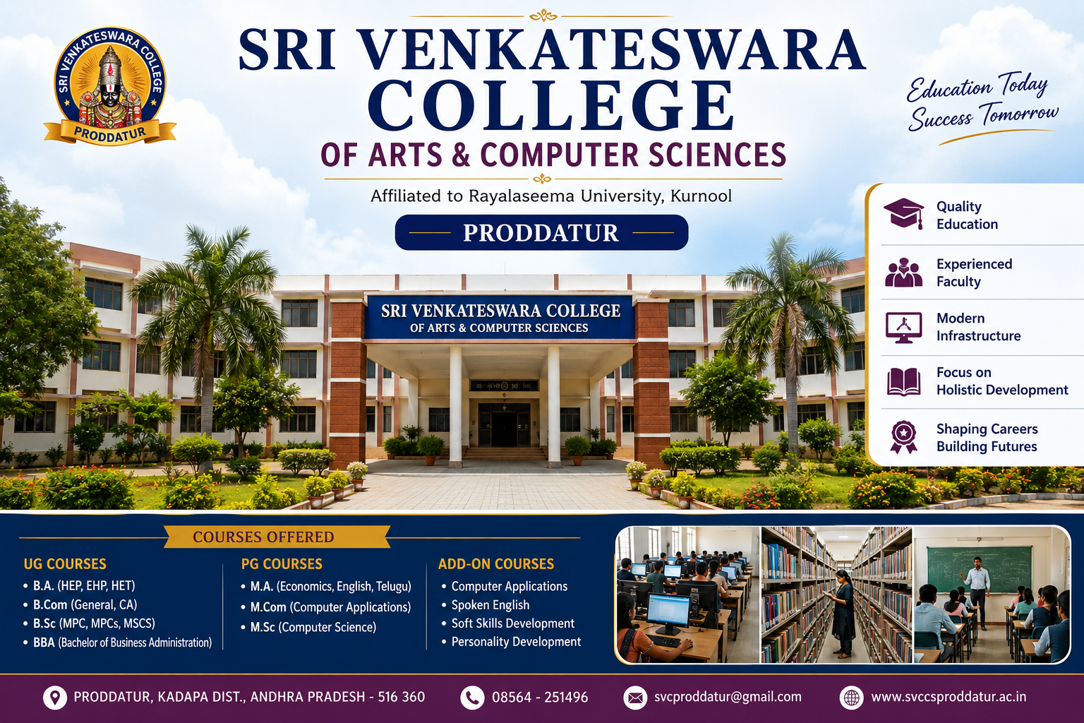 Sri Venkateswara College of Arts & Computer Sciences
